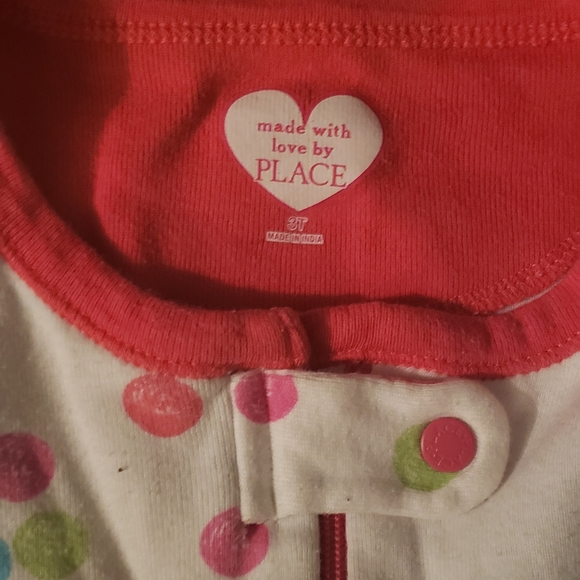 Sz 3T Zip-up Summer PJ'S - Picture 2 of 3